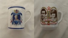 Set of Two Royal Mugs, for collectors *read info* 