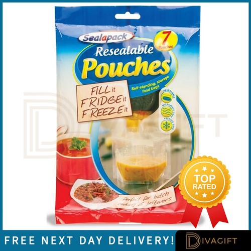 Resealable food bags - resealable,