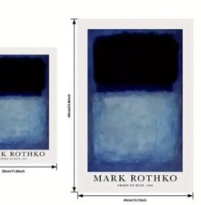 Rothko Print w/text 16 x 24