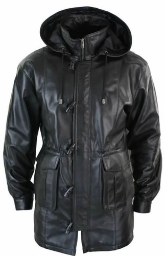 Men black trench - black, over