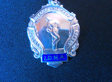 Vintage Solid Silver Fob Dated