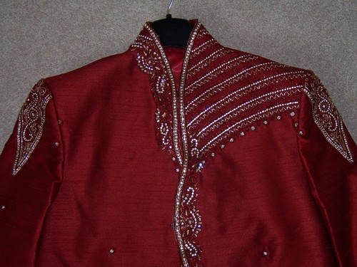 Mens indian sherwani suit size