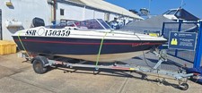 16FT FLETCHER SPEEDBOAT WITH 90HP MERCURY 4 STROKE OUTBOARD AND ROAD TRAILER
