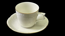 Rosenthal Sanssouci ivory gold rim coffee cup saucer