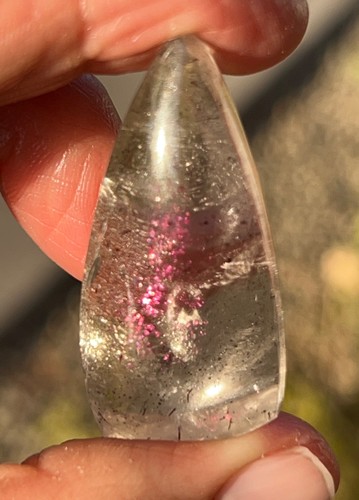 Pfs pink fire quartz - pink, 86.40ct