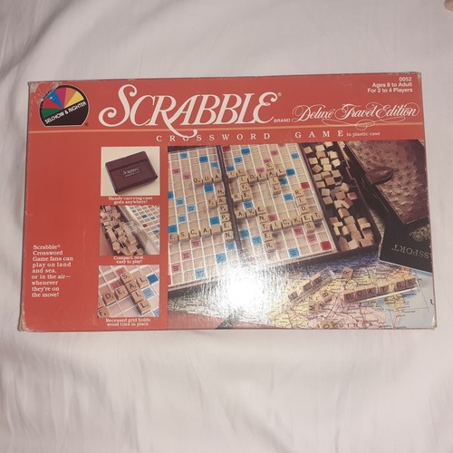 Vintage scrabble deluxe travel - scrabble,