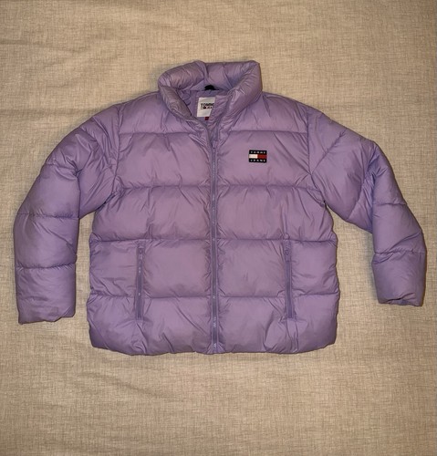 Tommy jeans ladies lilac puffa - jeans,