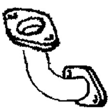 Klarius Front Exhaust Pipe for