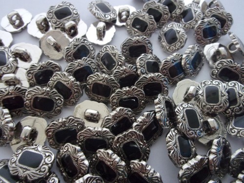 Job lot metal look silver - 50,