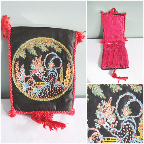 Vintage handkerchief case - vintage,