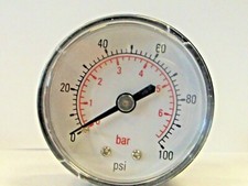 50mm Air Pressure Gauges Rear