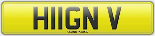 Number plate h11 gnv - number,