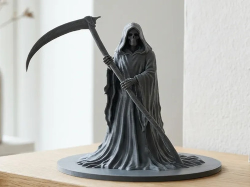 Grim reaper bust with scythe - bust,