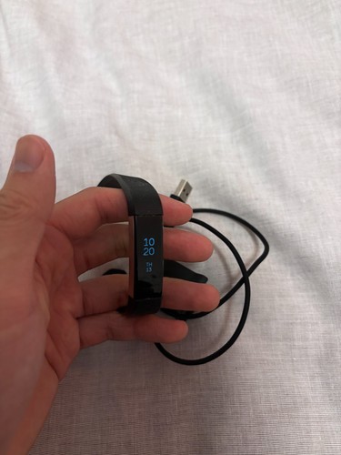 Fitbit alta black stainless - hr, black/stainless