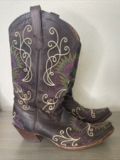 Tony Lama Western Boots Dark
