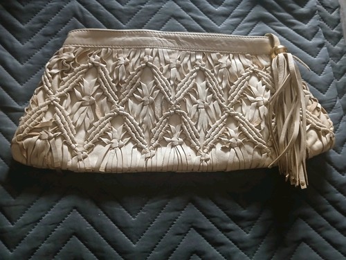Biba vintage cream clutch - biba,