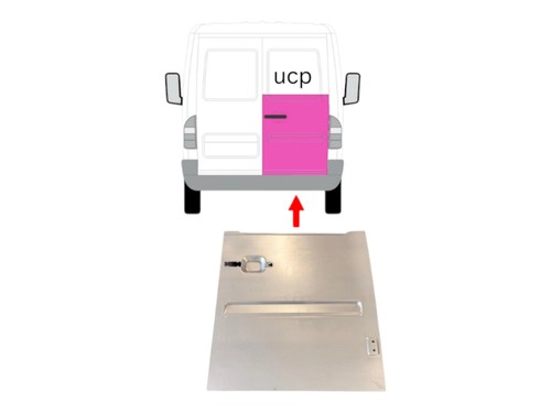 Repair panel rear door - , right