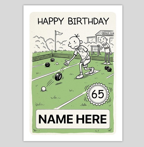 Lawn bowls personalised - bowls,