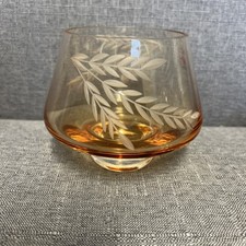 Caithness Intaglio Bowl Etched