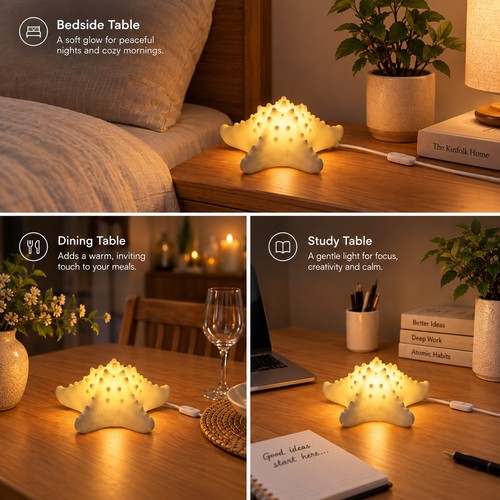 Mini starfish lamp - mini,