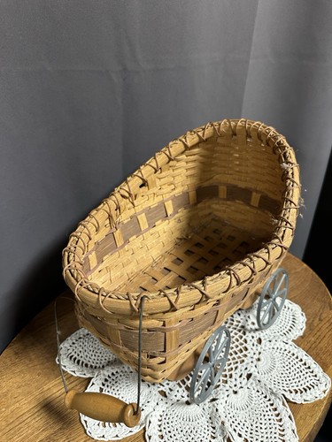 Vintage miniature woven - woven, doll