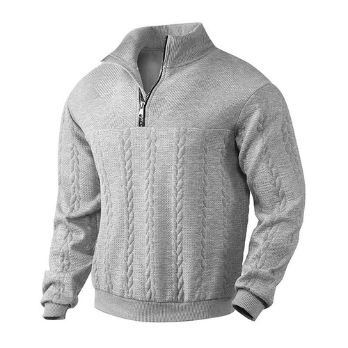 Men jumper half zip high - men's,