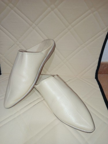 Moroccan leather babouche - moroccan,