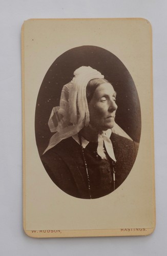 Cdv victorian lady white - victorian,