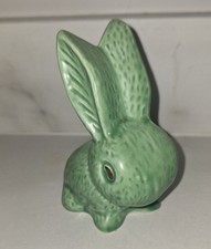 Sylvac Pottery - Vintage Green Bunny - Shape 1067 - 4” Height