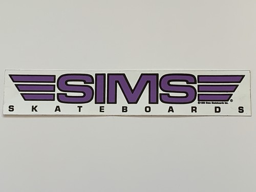 Vintage sims skateboard - sims,