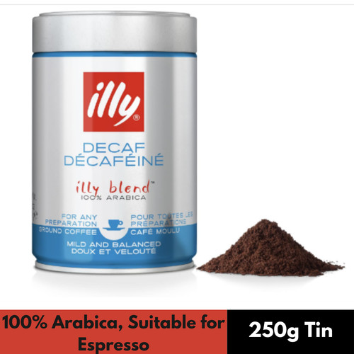 Illy decaffeinated ground - illy,