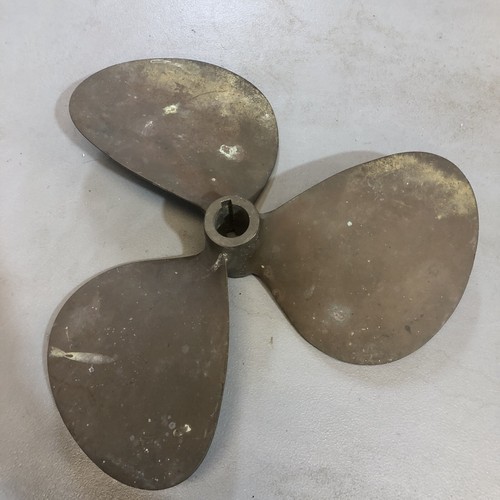 Vintage bronze boat - 15",