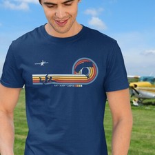 Retro lines skydiver - retro,