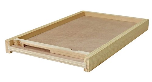 Solid bottom board - board, frame