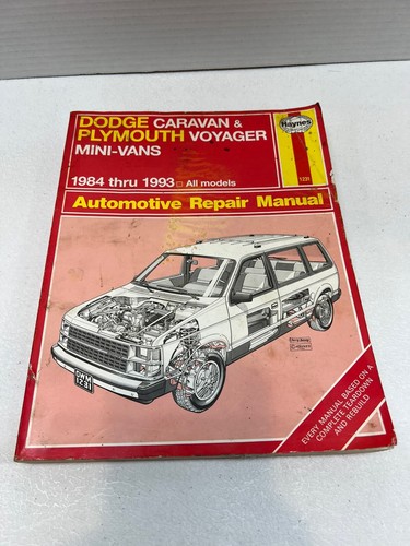 Haynes dodge caravan - haynes, &