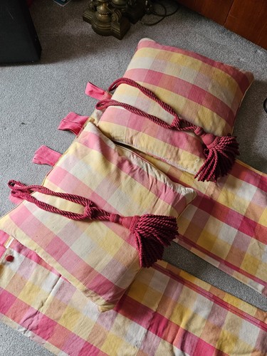 Pair handmade lined laura - a, of