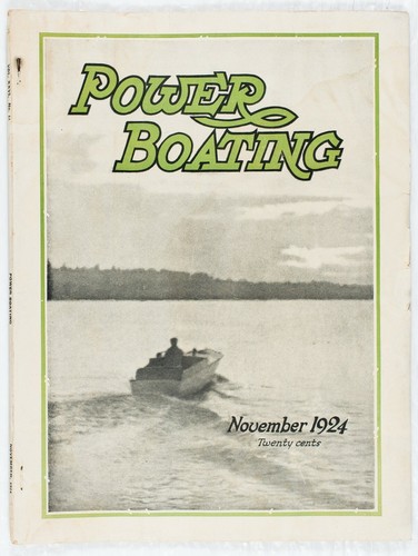 November 1924 power - november, boating
