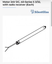 Silent Gliss series 40 S3 32 24V DC SG 11244 tubular motor