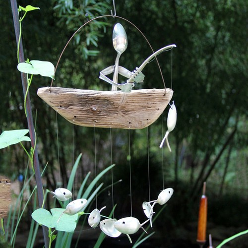 Outdoor hanging fishing - fishing, man