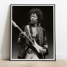 Jimi Hendrix 1967 Photo / Poster Up To 30"
