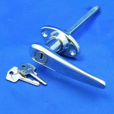 Chrome & Nickel exterior door