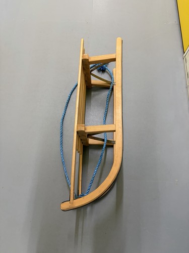 Vintage wooden davos sledge - davos,