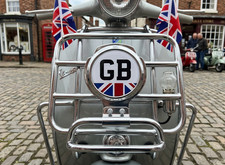 Scooter Bar Badge - GB TEXT