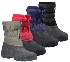 Mens Cotswold Stable Waterproof Yard Winter Snow Zip Boots Wellies Sizes 6 to 12