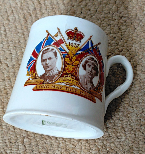 1937 coronation mug king - 1937,