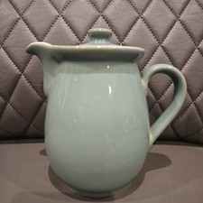 Denby Vintage Regency Green Coffee Pot with Lid Made In England