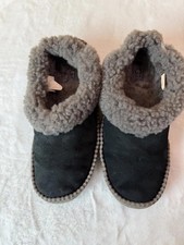 UGG Australia Grey Shearling Slippers – Size UK 6