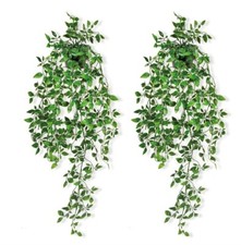 Set of 2 Hanging Plants-Fake