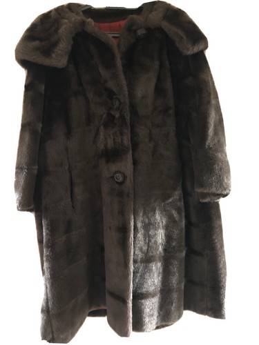 Vintage ilgwu faux fur swing - faux,