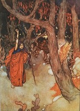 Edmund Dulac Mounted Vintage